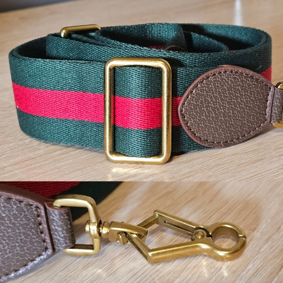 Authentic GUCCI Monogram GG Sherry Line Crossbody Bag - Picture 8 of 12